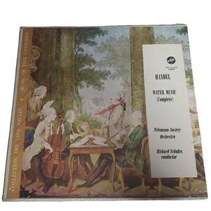 Handel Telemann Society Orchestra Classical Vinyl Record